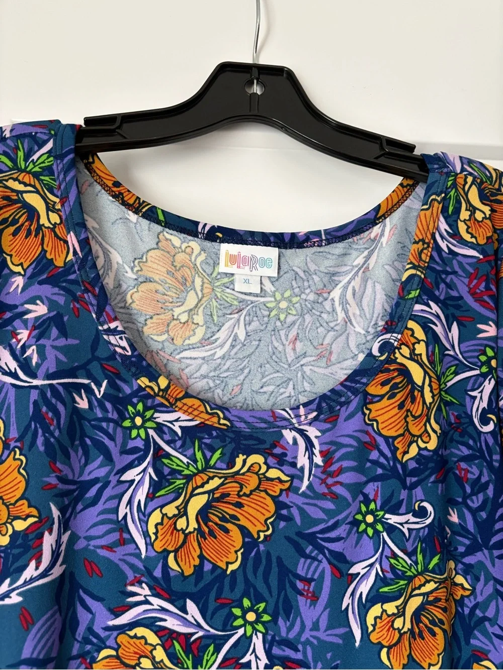 LuLaRoe “Ana” Maxi Dress with Floral Print Flowy - Picture 2 of 3